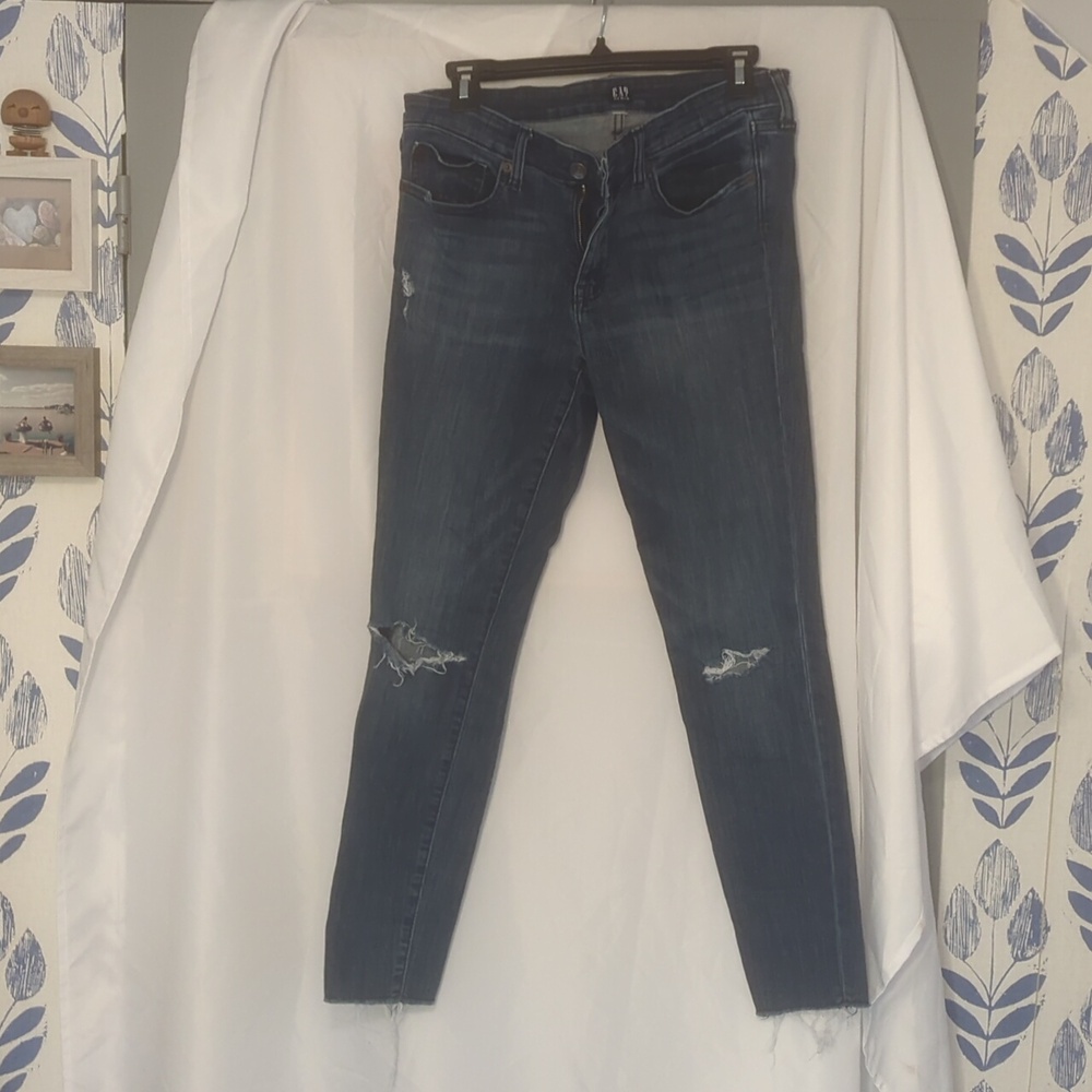GAP Women's Dark Blue Skinny Jeans